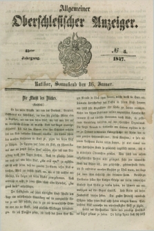 Allgemeiner Oberschlesischer Anzeiger. Jg.45, № 5 (16 Januar 1847)