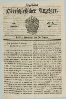 Allgemeiner Oberschlesischer Anzeiger. Jg.45, № 9 (30 Januar 1847)