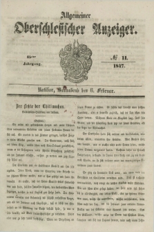 Allgemeiner Oberschlesischer Anzeiger. Jg.45, № 11 (6 Februar 1847)