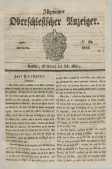 Allgemeiner Oberschlesischer Anzeiger. Jg.45, № 24 (24 März 1847)