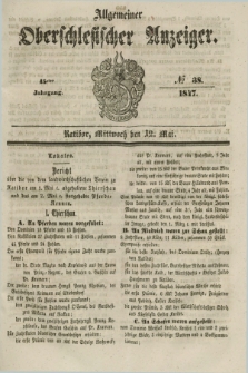 Allgemeiner Oberschlesischer Anzeiger. Jg.45, № 38 (12 Mai 1847)