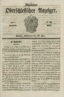 Allgemeiner Oberschlesischer Anzeiger. Jg.45, № 40 (19 Mai 1847)
