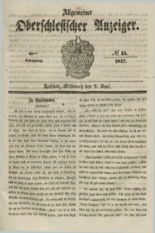 Allgemeiner Oberschlesischer Anzeiger. Jg.45, № 44 (2 Juni 1847)