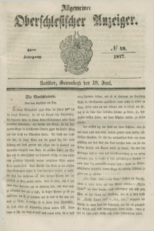 Allgemeiner Oberschlesischer Anzeiger. Jg.45, № 49 (19 Juni 1847)