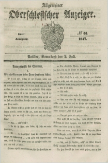 Allgemeiner Oberschlesischer Anzeiger. Jg.45, № 53 (5 Juli 1847)
