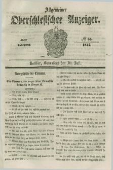 Allgemeiner Oberschlesischer Anzeiger. Jg.45, № 55 (10 Juli 1847)
