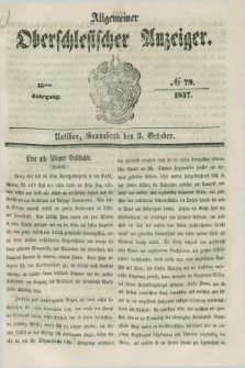 Allgemeiner Oberschlesischer Anzeiger. Jg.45, № 79 (2 October 1847)