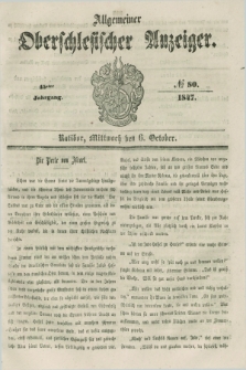 Allgemeiner Oberschlesischer Anzeiger. Jg.45, № 80 (6 October 1847)