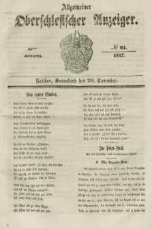Allgemeiner Oberschlesischer Anzeiger. Jg.45, № 93 (20 November 1847)