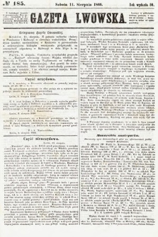 Gazeta Lwowska. 1866, nr 185