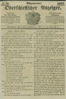 Allgemeiner Oberschlesischer Anzeiger. Jg.47, № 26 (31 März 1849)