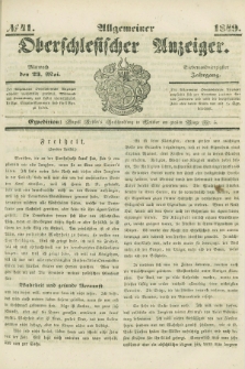 Allgemeiner Oberschlesischer Anzeiger. Jg.47, № 41 (23 Mai 1849)