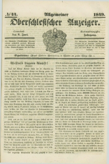 Allgemeiner Oberschlesischer Anzeiger. Jg.47, № 44 (2 Juni 1849)