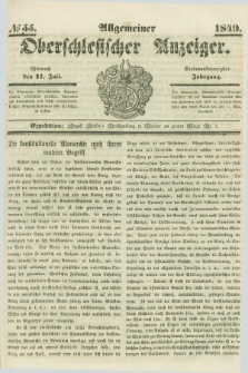 Allgemeiner Oberschlesischer Anzeiger. Jg.47, № 55 (11 Juli 1849)