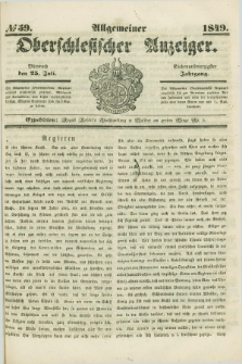 Allgemeiner Oberschlesischer Anzeiger. Jg.47, № 59 (25 Juli 1849)