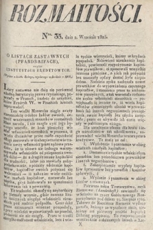 Rozmaitości : oddział literacki Gazety Lwowskiej. 1825, nr 35