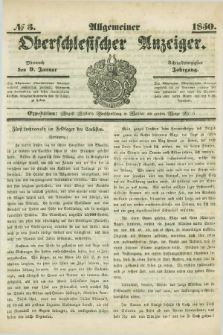 Allgemeiner Oberschlesischer Anzeiger. Jg.48, № 3 (9 Januar 1850)