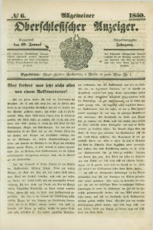 Allgemeiner Oberschlesischer Anzeiger. Jg.48, № 6 (19 Januar 1850)