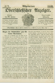 Allgemeiner Oberschlesischer Anzeiger. Jg.48, № 7 (23 Januar 1850)