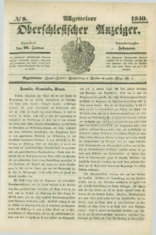 Allgemeiner Oberschlesischer Anzeiger. Jg.48, № 8 (26 Januar 1850)