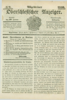 Allgemeiner Oberschlesischer Anzeiger. Jg.48, № 9 (30 Januar 1850)