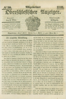 Allgemeiner Oberschlesischer Anzeiger. Jg.48, № 20 (9 März 1850)
