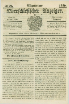 Allgemeiner Oberschlesischer Anzeiger. Jg.48, № 22 (16 März 1850)