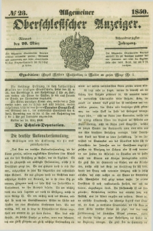 Allgemeiner Oberschlesischer Anzeiger. Jg.48, № 23 (20 März 1850)