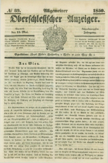 Allgemeiner Oberschlesischer Anzeiger. Jg.48, № 39 (15 Mai 1850)