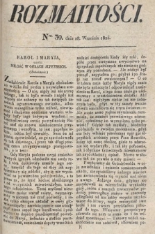 Rozmaitości : oddział literacki Gazety Lwowskiej. 1825, nr 39