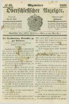 Allgemeiner Oberschlesischer Anzeiger. Jg.48, № 54 (6 Juli 1850)