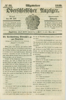 Allgemeiner Oberschlesischer Anzeiger. Jg.48, № 55 (10 Juli 1850)