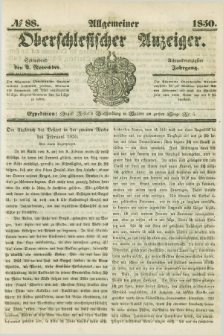 Allgemeiner Oberschlesischer Anzeiger. Jg.48, № 88 (2 November 1850)