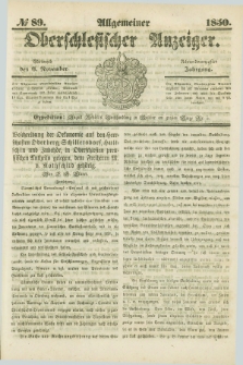 Allgemeiner Oberschlesischer Anzeiger. Jg.48, № 89 (6 November 1850)