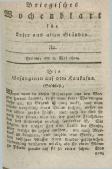 Briegisches Wochenblatt für Leser aus allen Ständen. [Jg.21], [nr] 32 (8 Mai 1829) + dod.