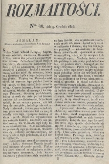 Rozmaitości : oddział literacki Gazety Lwowskiej. 1825, nr 49