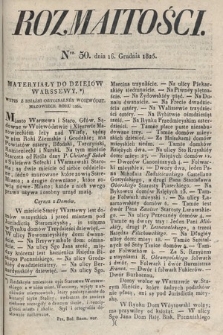 Rozmaitości : oddział literacki Gazety Lwowskiej. 1825, nr 50