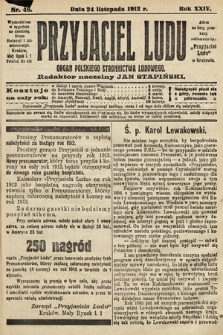 Przyjaciel Ludu : organ Polskiego Stronnictwa Ludowego. 1912, nr 48