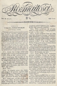 Rozmaitości : pismo dodatkowe do Gazety Lwowskiej. 1837, nr 4