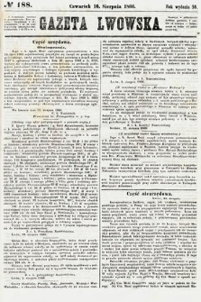 Gazeta Lwowska. 1866, nr 188