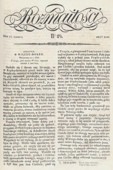 Rozmaitości : pismo dodatkowe do Gazety Lwowskiej. 1837, nr 24