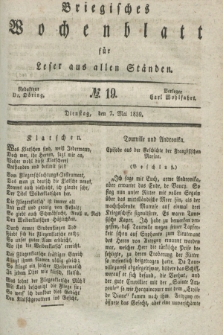Briegisches Wochenblatt für Leser aus allen Ständen. [Jg.31], No. 19 (7 Mai 1839)