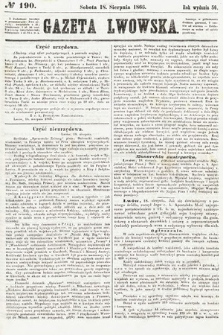 Gazeta Lwowska. 1866, nr 190