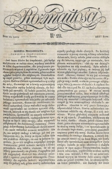 Rozmaitości : pismo dodatkowe do Gazety Lwowskiej. 1837, nr 28