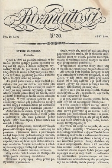 Rozmaitości : pismo dodatkowe do Gazety Lwowskiej. 1837, nr 30
