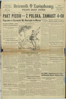 Dziennik Związkowy = Polish Daily Zgoda. R.31, No. 48 (26 lutego 1938) + dod.
