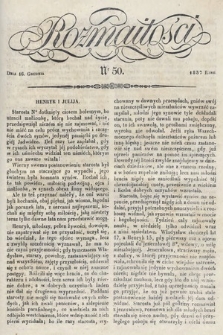 Rozmaitości : pismo dodatkowe do Gazety Lwowskiej. 1837, nr 50