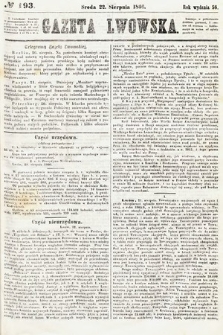 Gazeta Lwowska. 1866, nr 193