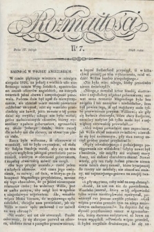 Rozmaitości : pismo dodatkowe do Gazety Lwowskiej. 1838, nr 7