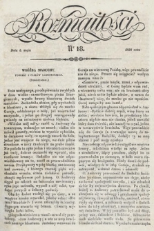 Rozmaitości : pismo dodatkowe do Gazety Lwowskiej. 1838, nr 18